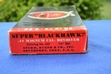 Rare Brass Frame Ruger Super Blackhawk 44 Mag Old Model 3 Screw .44 Magnum - Verified Factory Brass Grip Frame, Original Box - 14 of 14