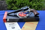 Rare Brass Frame Ruger Super Blackhawk 44 Mag Old Model 3 Screw .44 Magnum - Verified Factory Brass Grip Frame, Original Box, - 4 of 14