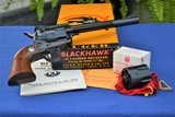 Ruger Old Model, 3 Screw Blackhawk 45, 45 ACP Convertible w/ Box, Papers, Cylinder Bag & Box - 21 of 21