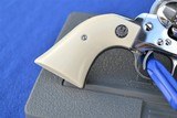 Rare Gloss Stainless Ruger Old Army 45 Fixed Sight, 5.5 Inch Barrel, Box - 6 of 19