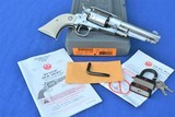 Rare Gloss Stainless Ruger Old Army 45 Fixed Sight, 5.5 Inch Barrel, Box - 16 of 19