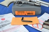 Rare Gloss Stainless Ruger Old Army 45 Fixed Sight, 5.5 Inch Barrel, Box - 17 of 19