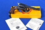 Nice 1958 Old Model Ruger Blackhawk 44 Mag Flat Top 3 Screw, Box, Papers - 1 of 15