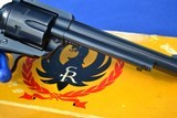 Nice 1958 Old Model Ruger Blackhawk 44 Mag Flat Top 3 Screw, Box, Papers - 5 of 15