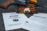 Nice 4 Digit Ruger Old Model, 3 Screw Blackhawk 30 Carbine w/Box, Paperwork - 11 of 12