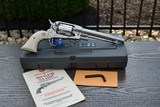 Nice Fixed Sight Ruger Old Army Black Powder 45, Gloss Stainless, Box, Paperwork - Image 1 of 11
