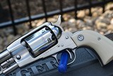 Nice Fixed Sight Ruger Old Army Black Powder 45, Gloss Stainless, Box, Paperwork - Image 6 of 11