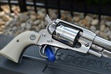 Nice Fixed Sight Ruger Old Army Black Powder 45, Gloss Stainless, Box, Paperwork - Image 2 of 11