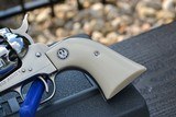 Nice Fixed Sight Ruger Old Army Black Powder 45, Gloss Stainless, Box, Paperwork - Image 8 of 11