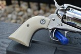 Nice Fixed Sight Ruger Old Army Black Powder 45, Gloss Stainless, Box, Paperwork - Image 4 of 11