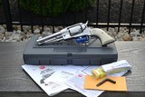 NIB Rare Fixed Sight, Gloss Stainless Ruger Old Army 5.5 Inch Barrel - Image 8 of 15