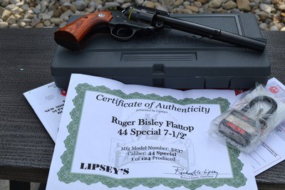 Rare Shootist Mistake Gun - Ruger Bisley Blackhawk 44 Special Flat Top 7.5
