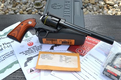 Rare Shootist Mistake Gun - Ruger Bisley Blackhawk 44 Special Flat Top 7.5