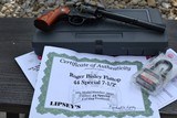 Rare Shootist Mistake Gun - Ruger Bisley Blackhawk 44 Special Flat Top 7.5