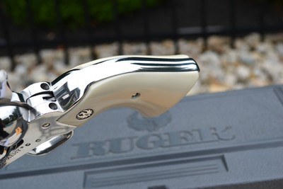 Rare Gloss Stainless Ruger Old Army 5.5 Inch Barrel Fixed Sight 45 - Image 9 of 13