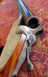 Lang & Hussey 12 Bore Sidelock “Imperial One Trigger Ejector” Shotgun. - 5 of 12