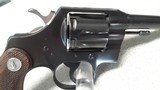 COLT OFFICIAL POLICE REVOLVER 38 SPECIAL 4" BARREL EXCELLENT CONDITION - 13 of 14