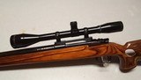 CUSTOM RIFLE EXCELLENT CONDITION 257 ACKLEY IMPROVED THUMBHOLE LAMINATED STOCK McGOWEN
BARREL - 16 of 20