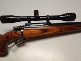 CUSTOM RIFLE EXCELLENT CONDITION 257 ACKLEY IMPROVED THUMBHOLE LAMINATED STOCK McGOWEN
BARREL - 4 of 20