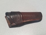 Brill Basket Weave Tooled Holster Austin, Texas - 1 of 9