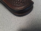 Brill Basket Weave Tooled Holster Austin, Texas - 5 of 9
