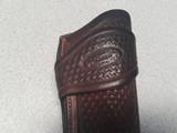 Brill Basket Weave Tooled Holster Austin, Texas - 8 of 9