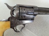 COLT ANTIQUE BLACK POWDER SINGLE ACTION 45 COLT7 1/2" IVORY GRIPS - 4 of 20