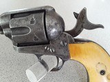 COLT ANTIQUE BLACK POWDER SINGLE ACTION 45 COLT7 1/2" IVORY GRIPS - 9 of 20