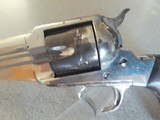 REMINGTON MODEL 1875 REVOLVER NICKEL PLATED 7 1/2" 44REM WITH COLORFUL TEXAS HISTORY - 9 of 19
