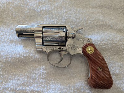 COLT DETECTIVE SPECIAL 38 ENGRAVED