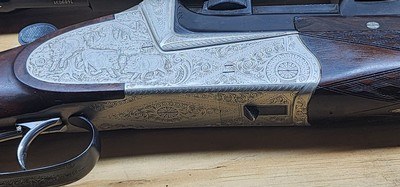 Ferlach Double BarrelRifleUnder Over7.65 R Hand made by J Fanzoj - Image 7 of 14
