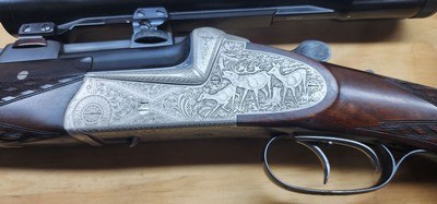 Ferlach Double BarrelRifleUnder Over7.65 R Hand made by J Fanzoj - Image 8 of 14