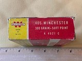 Early Post-War Partial Box Winchester .405 Soft Point Cartridges for the Model 95 Rifle. - 4 of 4