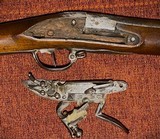 AMERICAN REVOLUTIONARY WAR ERA GERMAN MADE FLINTLOCK MUSKET, ca. 1780. - 9 of 15