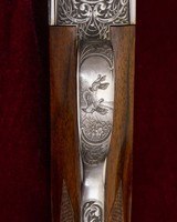 EXQUISITE ABBIATICO & SALVINELLI JOREMA EXTRA LUSSO 28 GA SIDELOCK OVER / UNDER SHOTGUN. - 4 of 15