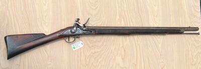 SCARCE LATE ALTERED INDIA PATTERN MUSKET, FOR USE BY COAST GUARD OR CUSTOMS / EXCISE UNITS. - Image 1 of 15
