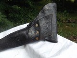 Leather Holster for 1860 Colt Army Revolver. No Makers marks. - 6 of 8