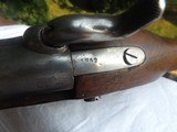 Model 1842 Springfield Musket. Dated 1852, 69 Cal.
Unissued condition. - 5 of 15