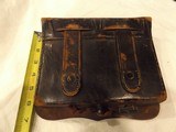 Model 1861 58 Cal. cartridge box, Longley & co. 1863, - 3 of 12