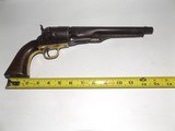 1860 Army 33 Cal revolver made in 1863, martially marked. #124452