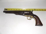 1860 Army 33 Cal revolver made in 1863, martially marked. #124452 - 6 of 15