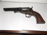 Colt 1849 31 Cal. pocket revolver. Stagecoach scene. Original. - 4 of 15