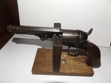Colt 1849 31 Cal. pocket revolver. Stagecoach scene. Original. - 2 of 15