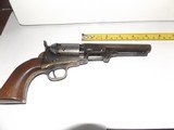 Colt 1849 31 Cal. pocket revolver. Stagecoach scene. Original. - 3 of 15