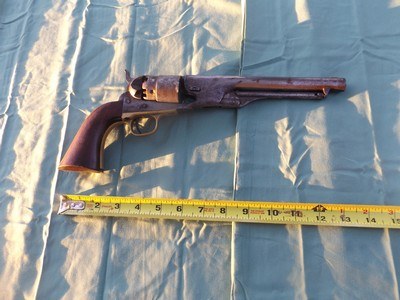 Colt 1860 44 cal. Army Revolver, SN: 48897 made 1862