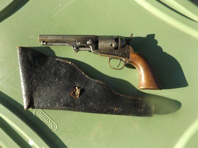 Colt 1849 Pocket revolver and Original holster, 5 inch, 31 Cal. - Image 5 of 15