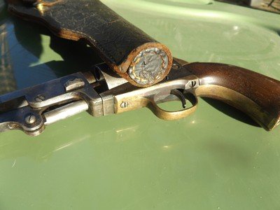Colt 1849 Pocket revolver and Original holster, 5 inch, 31 Cal. - Image 7 of 15