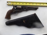 Colt 1849 Pocket revolver and Original holster, 5 inch, 31 Cal.