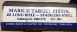 Ruger Mark II Target Pistol.22 LR - 2 of 4