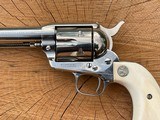 COLT SINGLE ACTION ARMY 1st Gen FACTORY NICKEL - 6 of 10